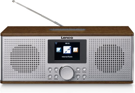 Lenco DIR-170WA - Internet radio met DAB+ en Bluetooth® - Hout | bol.com