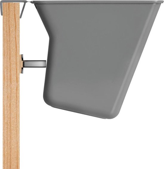 Metaltex - Clean Tex - Afvalbak aanrecht - Ophang Prullenbak - Keuken Prullenbak - 2,4 l van Merkloos — afbeelding 3