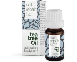 Australian Bodycare Nail Repair 10 ml - Nagelverzorging voor verkleurde, gescheurde of ruwe nagels - Met Tea Tree Olie en vitamine E, die zorgen voor intensieve verzorging - Kan ook gebruikt worden voor de verzorging van schimmelnagels & kalknagels