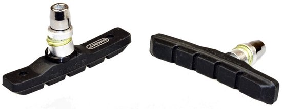 Elvedes Plaquettes de frein V-brake Noir 72 X 14 Mm 2 Pièces