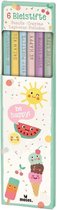Moses Potloden Be Happy Junior 18.9 Cm Pastelkleuren