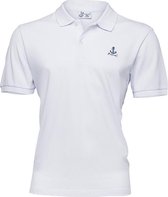 Biggdesign T Shirt Heren - Poloshirt - Tennis Shirt - Golfshirt - Wit - Maat L