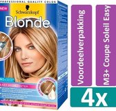 Schwarzkopf Blonde M3+ Coupe Soleil Easy Haarverf 4 stuks Voordeelverpakking