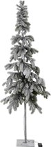 J-line Kerstboom+Led Plastiek Groen+Sneeuw Small