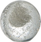 J-Line presse-papier Bubbel - glas - zilver - small