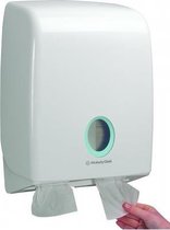 AQUARIUS* Toilettissue Dispenser - Gevouwen - Wit
