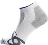 Odlo Running Low Cut Socks  Hardloopsokken - Maat 36-38 - Unisex - wit/grijs