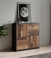 Dressoir Sahara 2 - Old wood - Grijs - 77 cm
