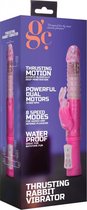 Thrusting Rabbit Vibrator - Pink