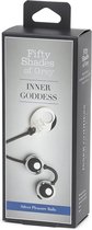 Inner Goddess Metal Ben Wa Balls - Black/Silver