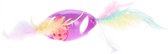Pets Collection Kattenspeeltje Veren 10 Cm Polyester Paars