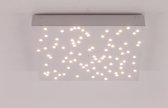 Nova Luce Plafondlamp Stars sterrenhemel -  LED sterrenpaneel wit - met afstandsbediening