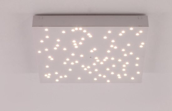 Goed Levering zin Strakke witte plafondlamp | Stars LED sterrenhemel sterrenpaneel | met  afstandsbediening | bol.com