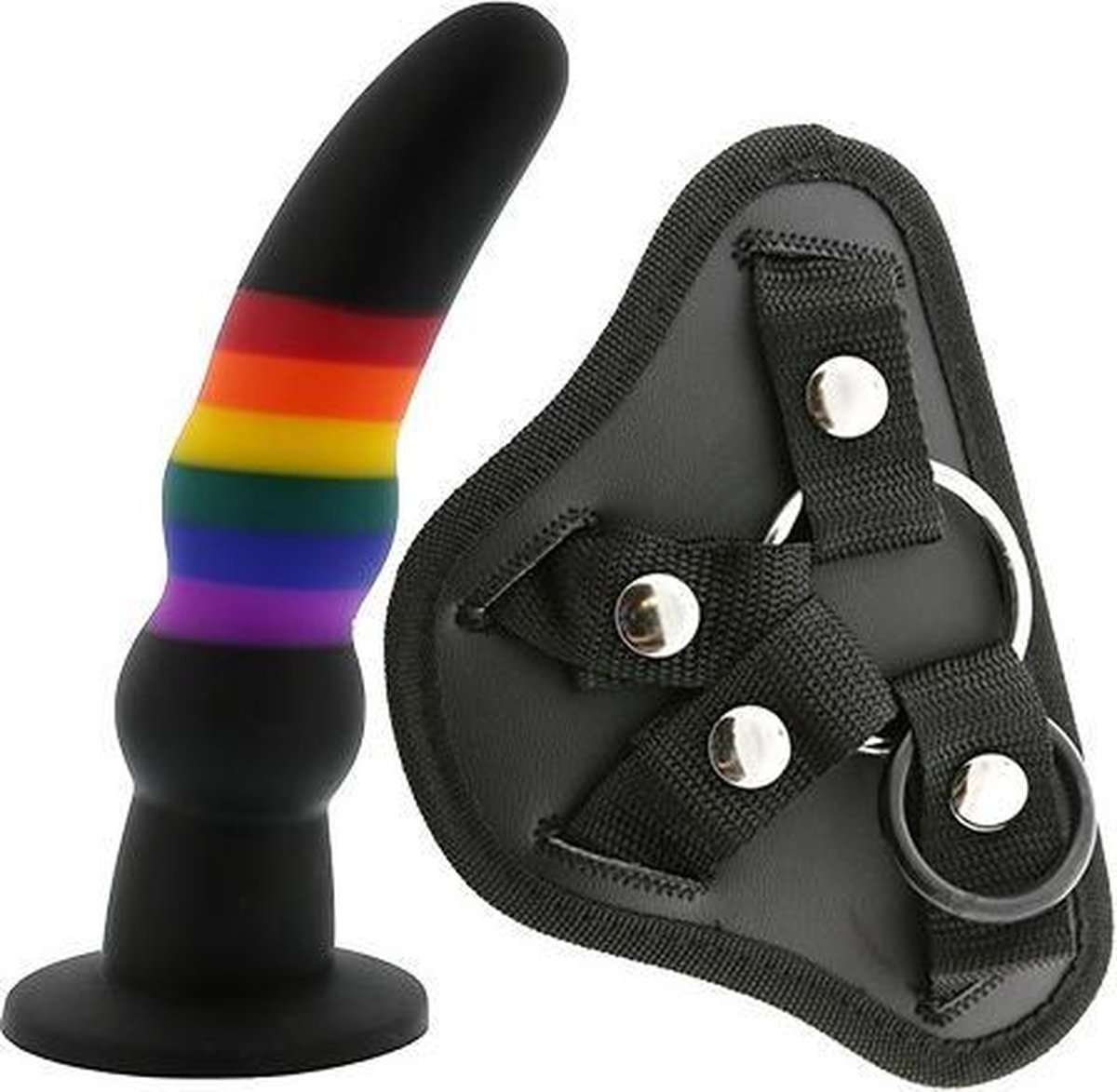 Goedkoopste Dream Toys - Strap-on met massieve dildo Colourful Love