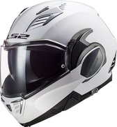 LS2 FF900 Valiant II systeemhelm solid wit