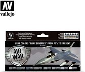 Vallejo val 71156 Model Air - USAF colors “Grey Schemes” 8 x 17 ml