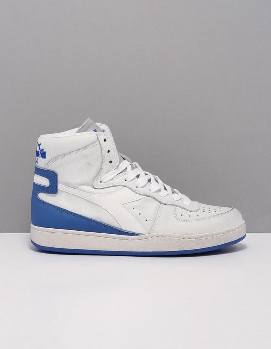 Diadora Heritage mi basket used sneakers dames wit c4478 white-campanula  blue leer | bol.com