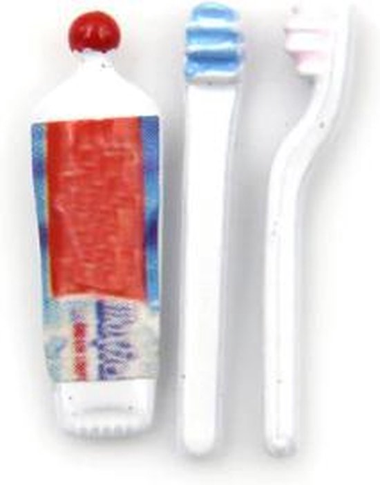 krekel Auto metaal 1:12 poppenhuis miniatuur mini tandpasta, tandenborstel, keuken, meubels  speelgoed... | bol.com