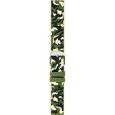 Morellato Horlogebandje - Morellato horlogeband Camouflage - Silicone - Groen - bandbreedte 20.00 mm