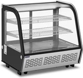 Royal Catering Koelvitrine - 120 L - 3 niveaus - roestvrij staal