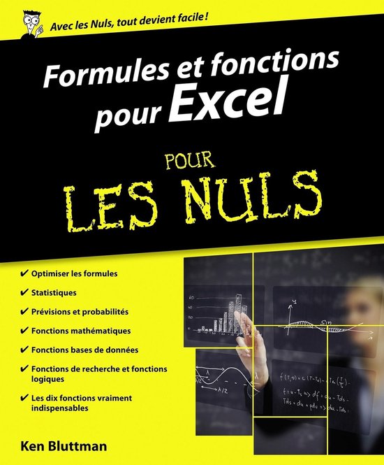 Formules et fonctions pour Excel Pour les Nuls - Versions 20 ... - cover