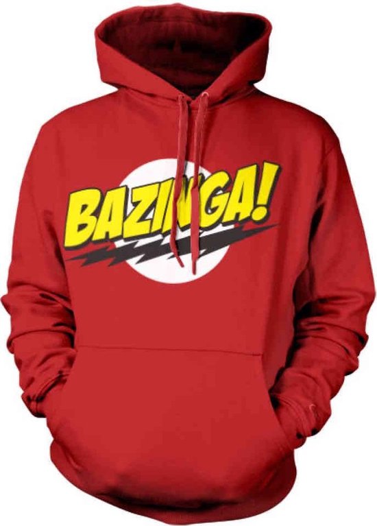 THE BIG BANG - Sweatshirt BAZINGA Super Logo - Red (XXL)