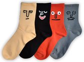 Funky socks - Funny socks - Cadeaus voor haar - Grappige sokken - Gekke sokken - Leuke sokken - Huissokken - Bedsokken dames - Cadeau voor vriendin - Slaapsokken dames - dames 36-4