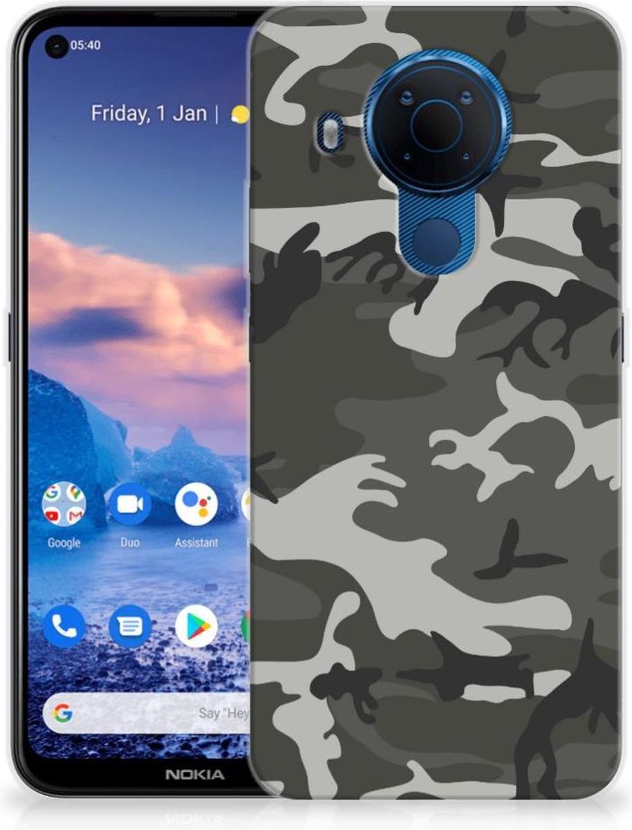 TPU Hoesje voor Nokia 5.4 TPU bumper Army Light