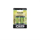 Calex 4-Pack AA batterijen - Penlite Alkaline Longlife
