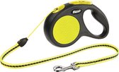 Flexi rollijn new classic cord neon - s 5 mtr - 1 stuks