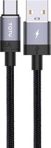TOTUDESIGN Speedy-serie BT-001 5A USB-C / Type-C-interface Gegevenssynchronisatie Snelle oplaadgegevenskabel, kabellengte: 2 m (grijs)