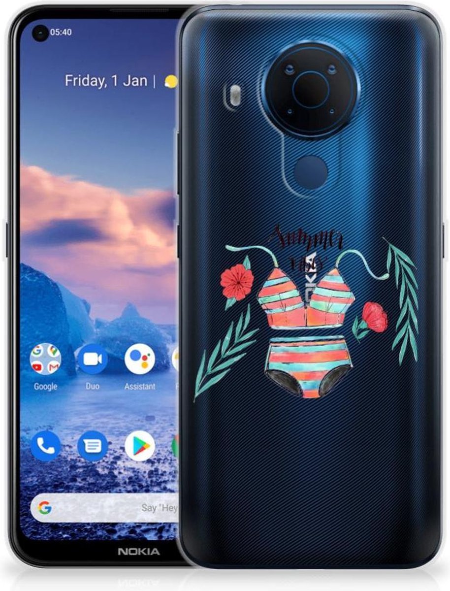 Nokia 5.4 Telefoonhoesje met Naam Boho Summer