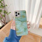 IMD Stars River Marble Pattern schokbestendige TPU beschermhoes voor iPhone 12 mini (A7)