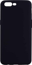 Voor OnePlus 5 Candy Color TPU Case (zwart)