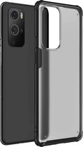 Voor OnePlus 9 Pro Vierhoekige schokbestendige TPU + pc-beschermhoes (zwart)