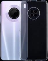 Voor Huawei Y9a 0,75 mm ultradunne transparante TPU zachte beschermhoes