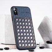 ROCK Origin-serie Zakelijk TPU + PU-beschermhoes voor iPhone XS Max