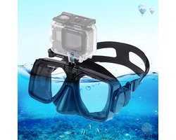 PULUZ water sport duikuitrusting duiken masker Zwemmen glazen  compatibel met DJI osmo actie  GoPro HERO7/6/5/5 sessie/4 sessie/4/3 +/3/2/1  Xiaoyi en andere actie camera’s (zwart)