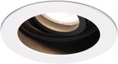 HOFTRONIC Laredo - Kantelbare inbouwspot - LED - Rond zaagmaat 90mm - Wit - Dimbaar - 5 Watt - 350 lumen - 230V - 4000K Neutraal wit - Verwisselbare GU10 - Plafondspots - Inbouwspot voor binnen - 2 jaar garantie