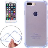 Voor iPhone 8 Plus & 7 Plus schokbestendig kussen TPU beschermhoes (blauw)