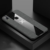 Voor Vivo Y95 XINLI stiksels textuur schokbestendige TPU beschermhoes (grijs)