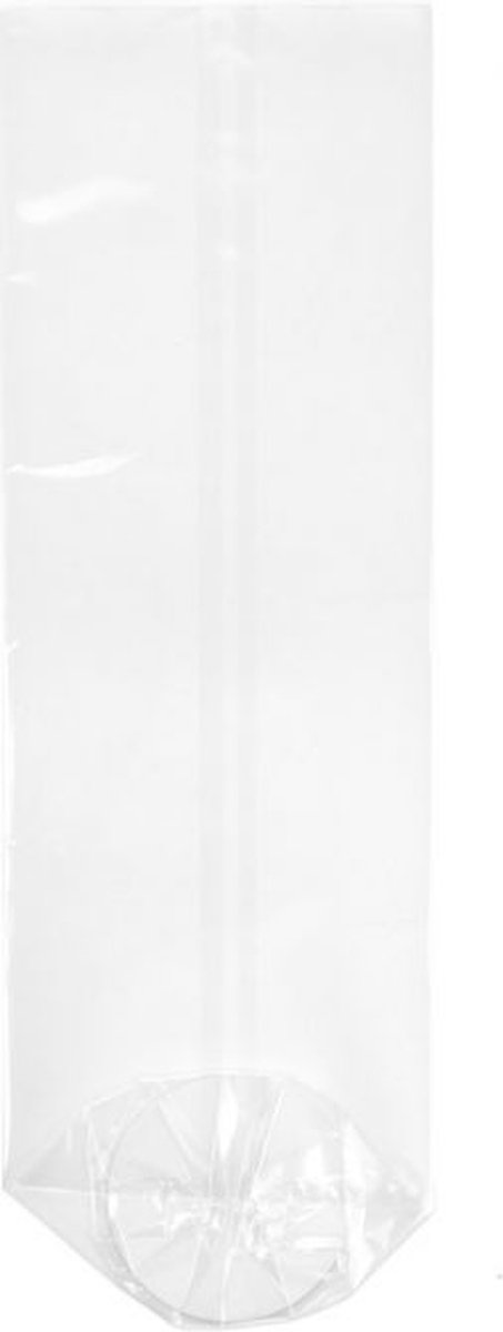 Goedkoopste Sealbare ronde zakken met papieren insert 40 micron 5,1 x 25.4 cm (50 stuks) [RPBG1]