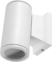 PHILIPS - LED Tuinverlichting - Wandlamp Buiten - CorePro 830 36D - Igory Wally Down - GU10 Fitting - 4.6W - Warm Wit 3000K - Rond - Mat Wit - Aluminium