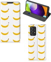 Telefoon Hoesje Geschikt voor Samsung Galaxy A52 5G Enterprise Editie | A52 4G Flip Cover Banana