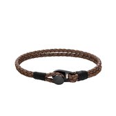 Tommy Hilfiger Denim Heren Armband Leer - Bruin