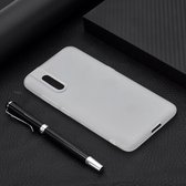 Voor Vivo V15 Pro Candy Color TPU Case (wit)