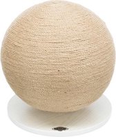 Trixie krabpaal bal op voet jute / hout - 29x29x31 cm - 1 stuks