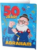 Uithangbord - Window signs - Abraham 50 jaar