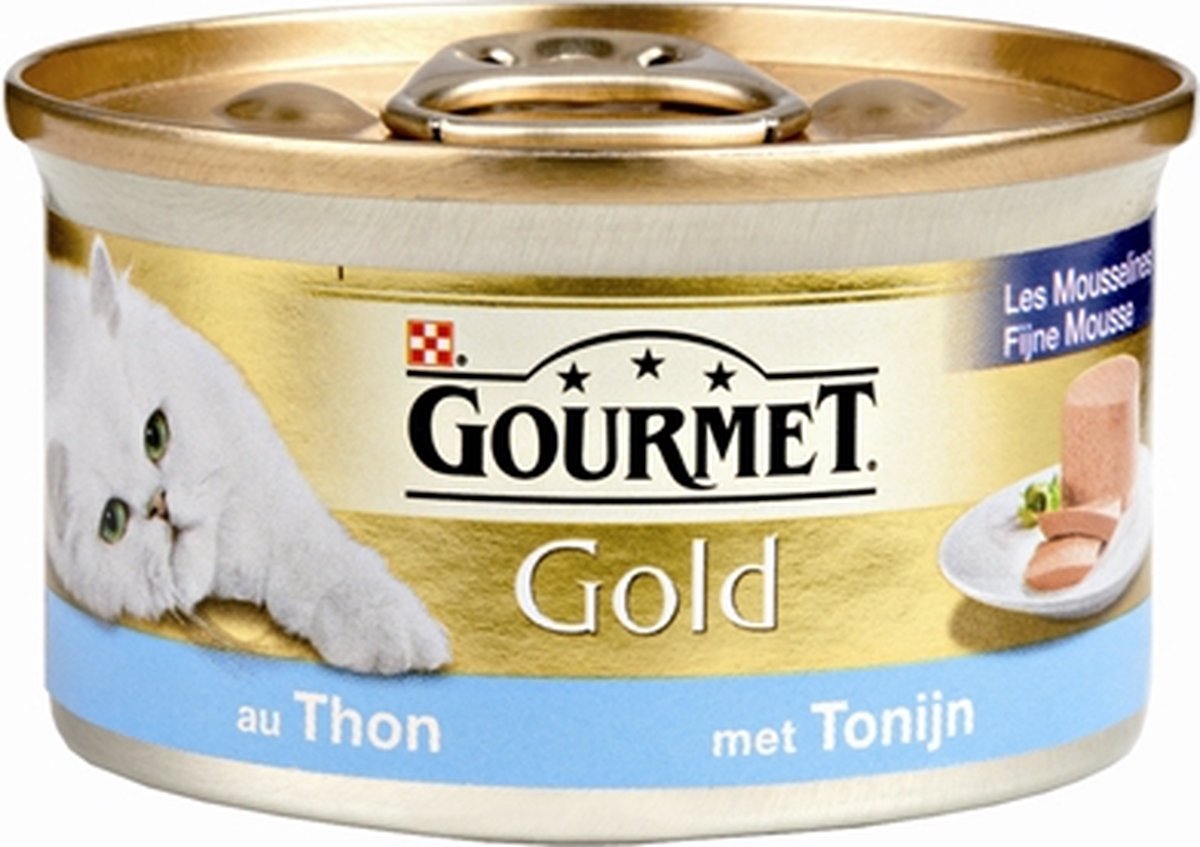 Gourmet Gourmet gold fijne mousse tonijn - 85 gr - 24 stuks