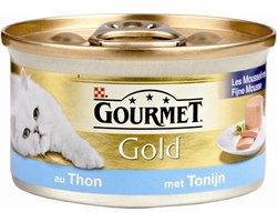 Gourmet gold fijne mousse tonijn - 85 gr - 24 stuks